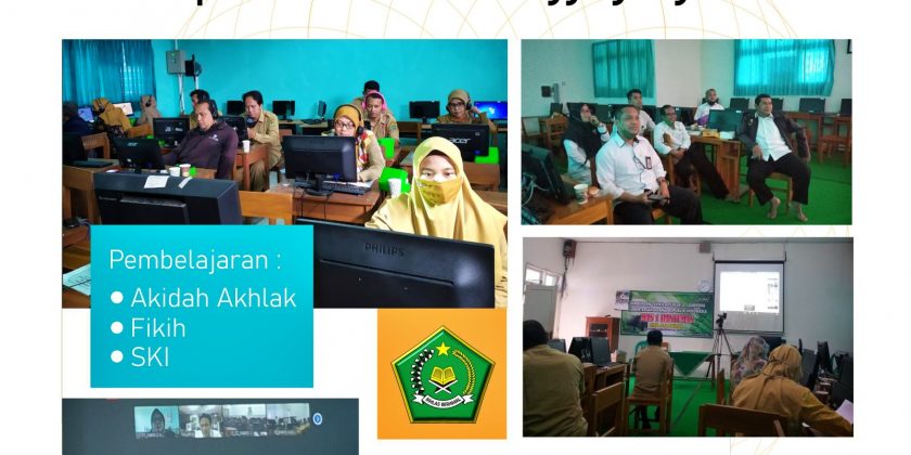 Bimtek Virtual Implementasi Kurikulum (KMA 183 dan 184) dan Implementasi E-Learning Jenjang MA