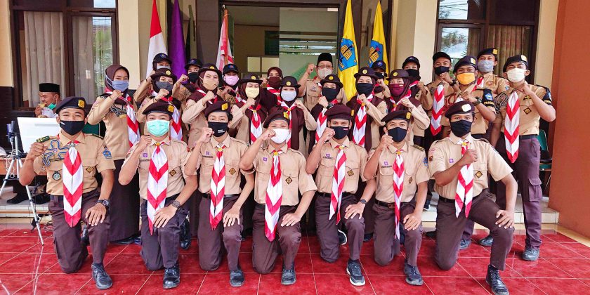 Kegiatan Pengukuhan Penegak Bantara Ambalan Sunan Kalijaga dan Dewi Masitoh MAN 2 Banyumas  Tahun 2020 Secara Daring