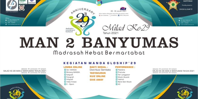 MILAD MAN 2 Banyumas Ke-29 Tahun 2021