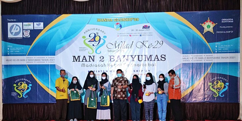 Pertama dalam Sejarah Kegiatan dan Perayaan Milad MAN 2 Banyumas dilaksanakan secara virtual