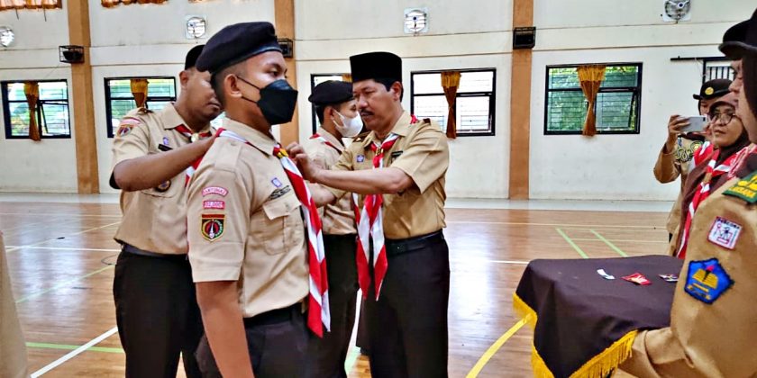 PELANTIKAN 5 SANGGA PRAMUKA AMBALAN SUNAN KALIJAGA DAN DEWI MASITOH GUDEP MAN 2 BANYUMAS TAHUN 2022