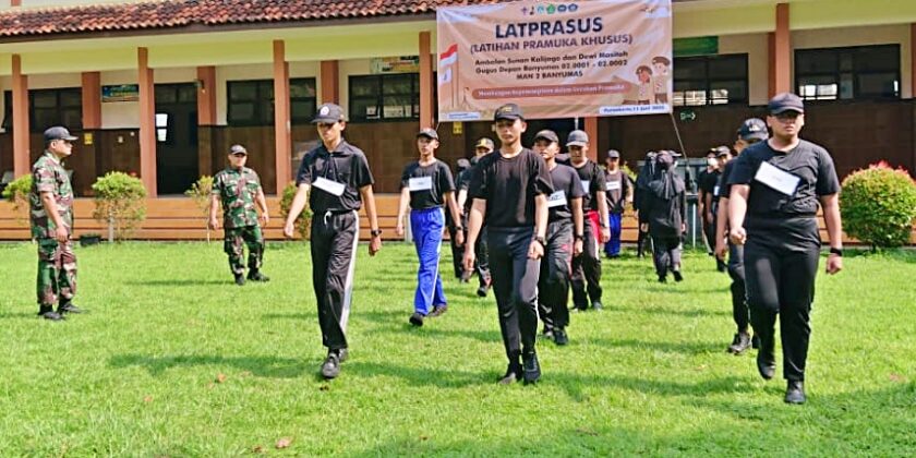 ASKDM GUDEP MAN 2 BANYUMAS GELAR LATPRASUS SANGGA INTI TAHUN 2022