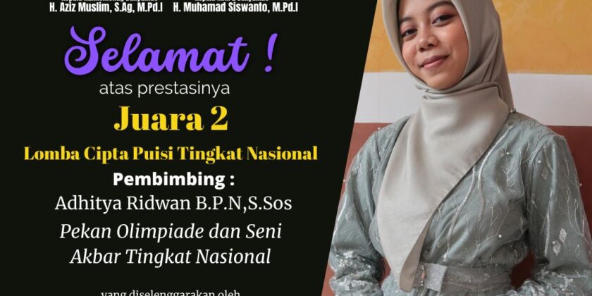 Juara Lomba Cipta Puisi Tingkat Nasional