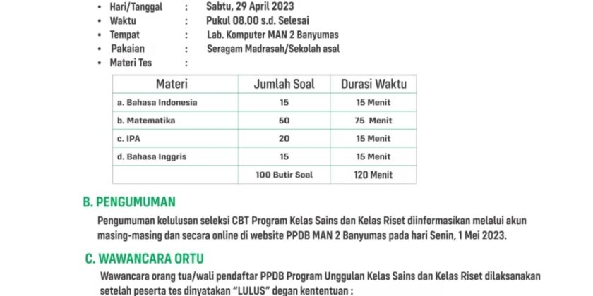 Info PPDB