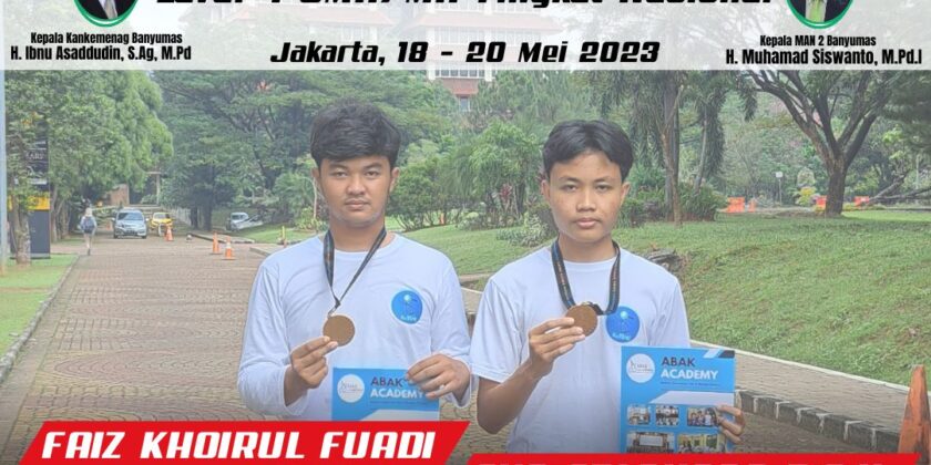 Selamat atas Prestasinya Meraih Medali Perunggu