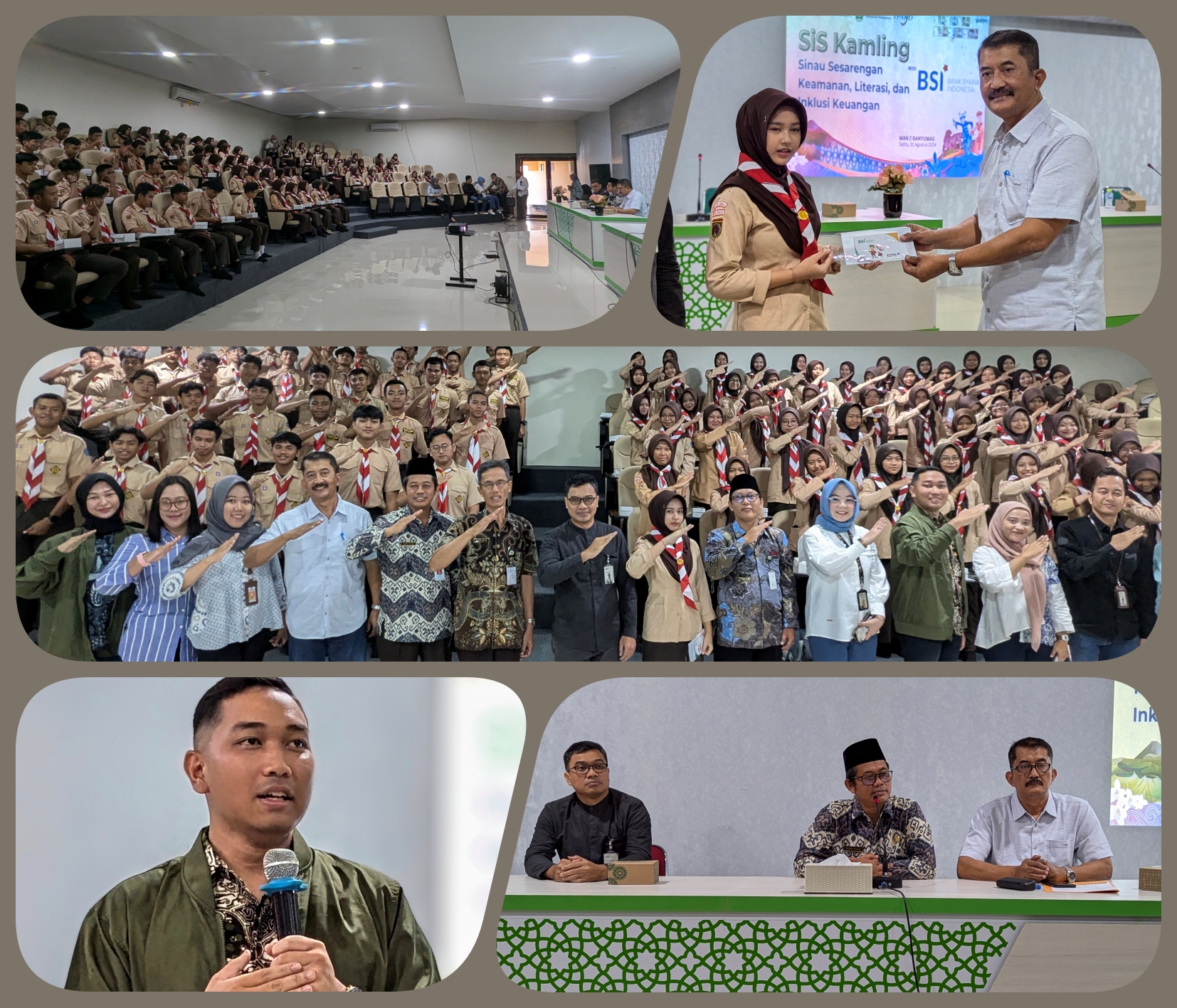 Kolaborasi Pembelajaran Sis Kampling Keuangan Di MAN 2 Banyumas Bersama Sekda Kab. Banyumas dan BSI