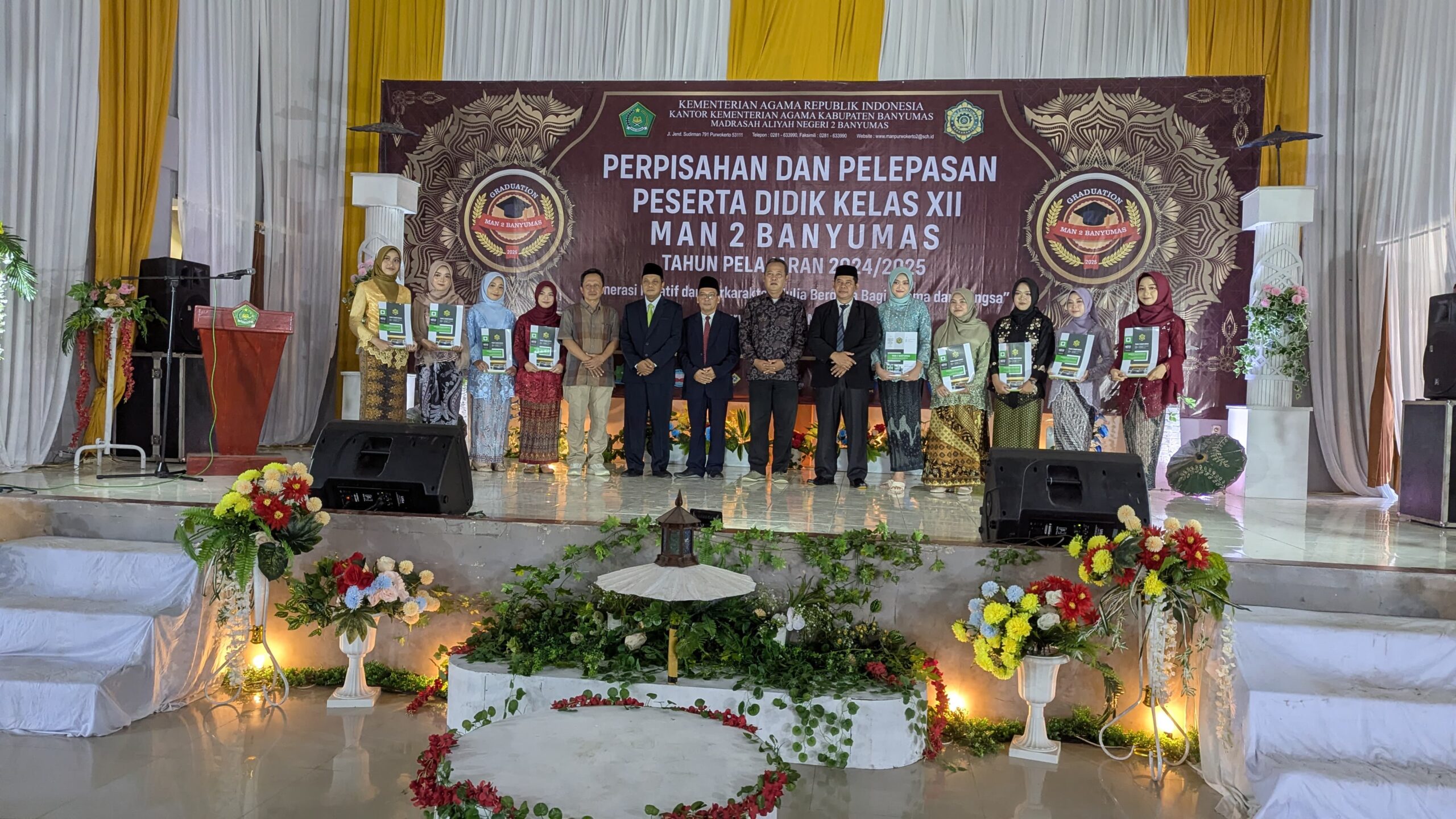 Siap Kuliah Siap Kerja, 574 Lulusan MAN 2 Banyumas Dilepas Sederhana