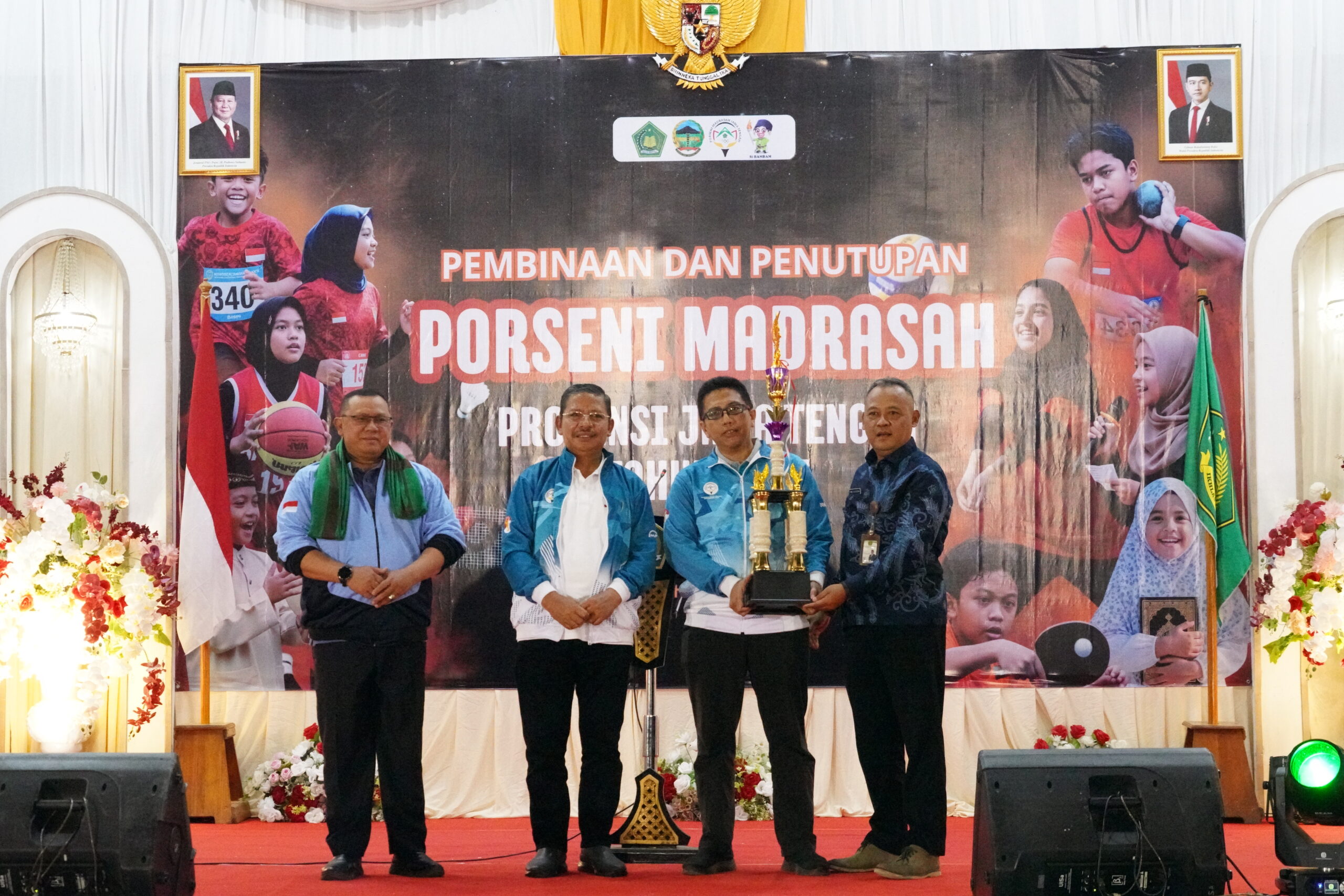 AJANG PORSENI MADRASAH JAWA TENGAH 2025 DITUTUP DI MAN 2 BANYUMAS