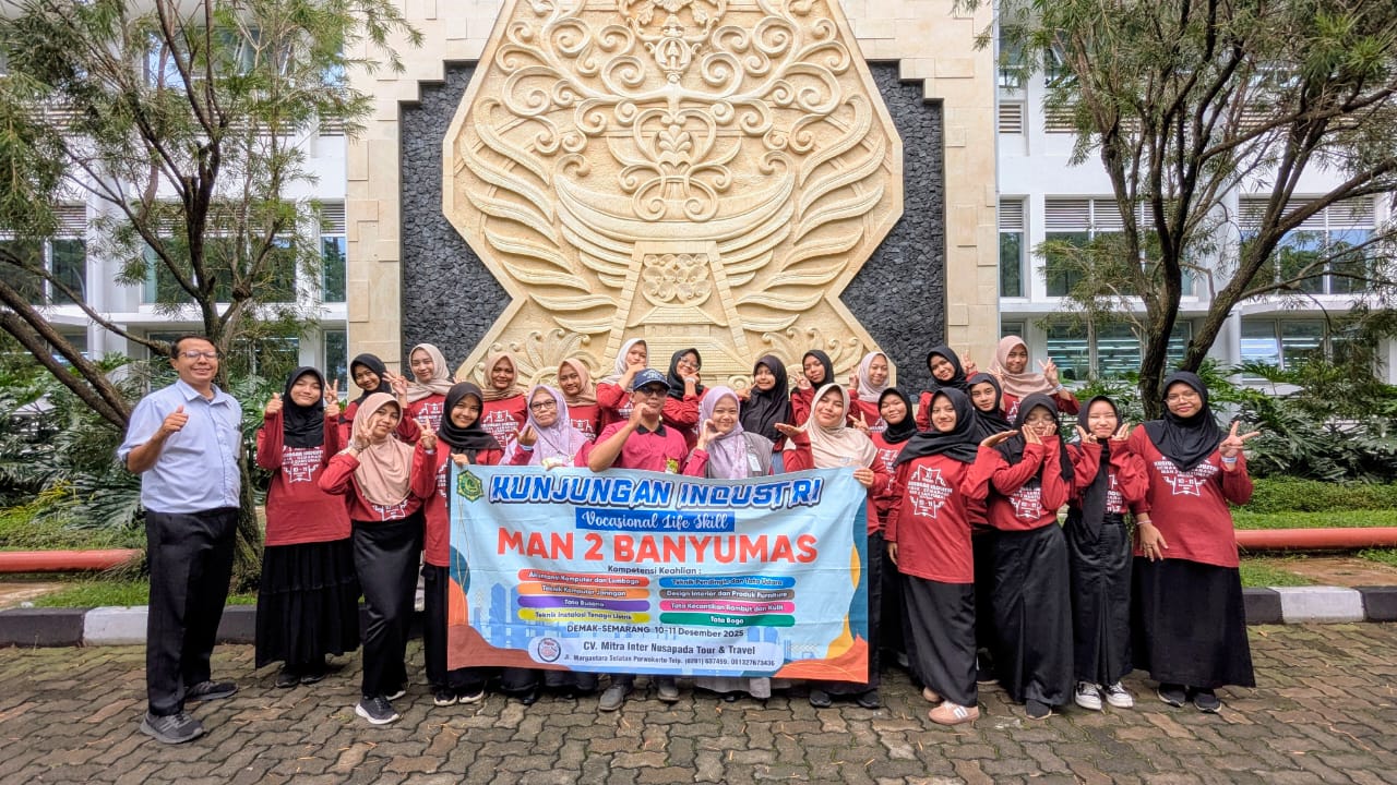 MAN 2 Banyumas Kirim 175 Siswa Vokasi ke Semarang, Perkuat Kesiapan Karir Lewat Kunjungan Industri dan MoU Kerja Sama