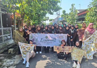Jejak Alam di Atas Kain: Karya Ilmiah Terapan Siswa MAN 2 Banyumas Dukung SDGs melalui Ecoprint Eucalyptus
